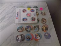 34 Disney Movie Pogs and 2 Sheets 5 Superman Pogs