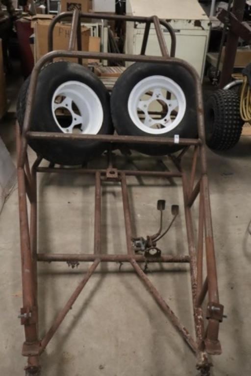 DUNE BUGGIE FRAME AND REAR TIRES
