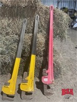 OFFSITE: 3- 48" Pipe Wrenches