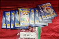 APPROX 55 ASSORTED POKEMON TRADING CARDS