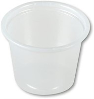 1 oz Dart PS Portion Container (Case of 2500)