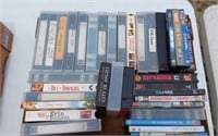 DVDS AND VHS- BOX LOT