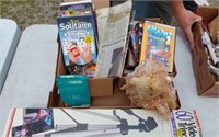 TRIPOD IN BOX- COMPUTER GAMES- VINTAGE DOLL-