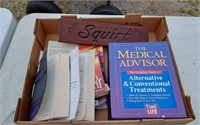 SQUIRT WOODEN SIGN- BOOKS-
CONTENTS OF BOX
