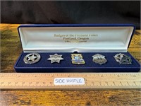 BADGES OF PORTLAND POLICE 1862 TO NOW