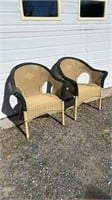 Wicker Lawn Chairs
