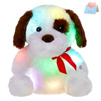 BSTAOFY 12'' Light up Puppy Stuffed Animal Glow Do