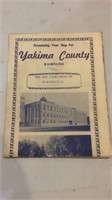 Vintage 1950s Yakima County Map