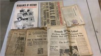 Misc Vintage Newspapers & Reprint Newspapers