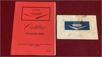 1958 Cadillac Spec Manual & Owners Manual
