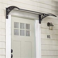 The Lakeside Collection Black 47.5" Window Awning