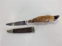 Taxidermy Handle Knife 9.5in Long Total Length
