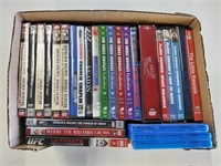 23 DvDs & 3 Blu-Ray Movies