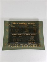 1968 Detroit Tigers Glass Tray