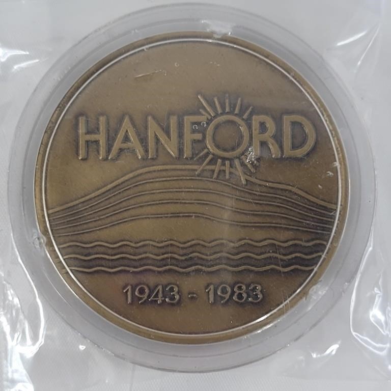 Hanford 25-year coin