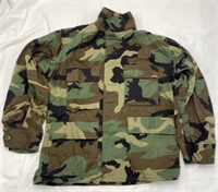 Woodland Camo Pattern Combat Coat