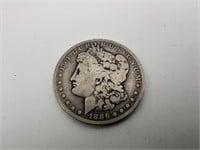 1886 Morgan Silver Dollar   C14