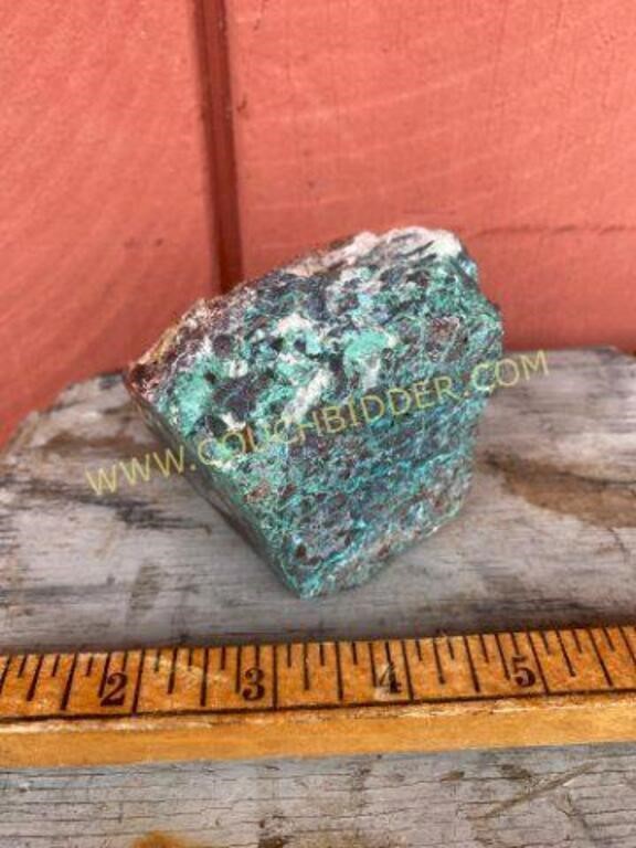 turquoise colored mineral rock