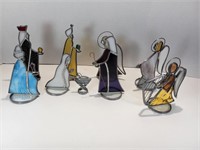 Stained Glass Nativity Set