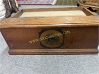 J&P Coats antique spool cabinet - needs top