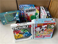 Box of opened games- sorry is new