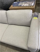3pc fabric sectional with ottoman