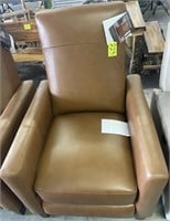 barcalounger leather pushback recliner