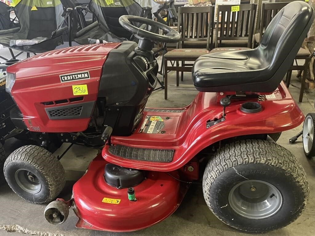 craftsman 46in cut riding mower preowned