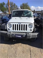 458733 - 2018 Jeep Wrangler JK Unlimited White