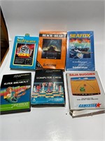 Arari 400/800 computer games with boxes