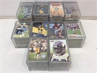 Mixed lot of cards in cases