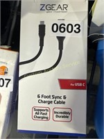 6 FOOT SYNC CHARGE AND CABLE