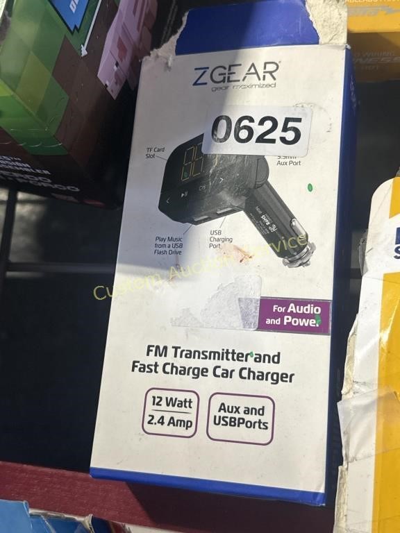 FM TRANSMITTER AND FAST CHARGER