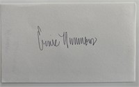 Ernie Nimmbul original signature