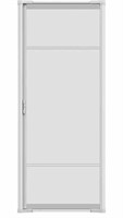 Cool Retractable Door Screen Single White Frame
