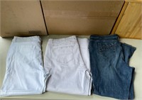 3 Pair of women's jeans size 20
