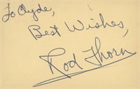 Rod Thorn original signature