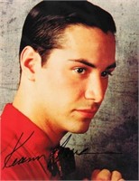 Keanu Reeves signed portrait photo