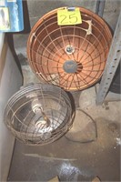 Antique heater and heat lamp
