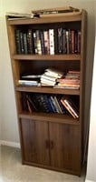 6' Bookcase and contents
