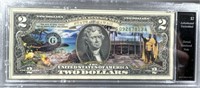 $2 Colorized Hawaii State hood note