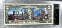 $2 Colorized Missouri state hood note
