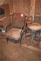 Antique chair and tables