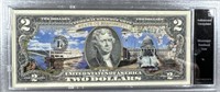 $2 Colorized Mississippi statehood note