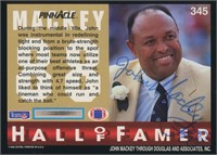 Baltimore Colts John Mackey signed Pinnacle   Hall