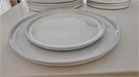 Pottery Barn Plates 7 large, 7 small