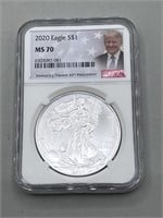 2020 NGC MS70 Silver Eagle