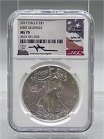 2017 NGC MS70 Silver Eagle