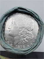 $20 Roll of Morgan Silver Dollars, 1878/1892 End C