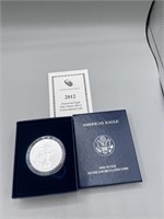 2012-W UNC Silver American Eagle